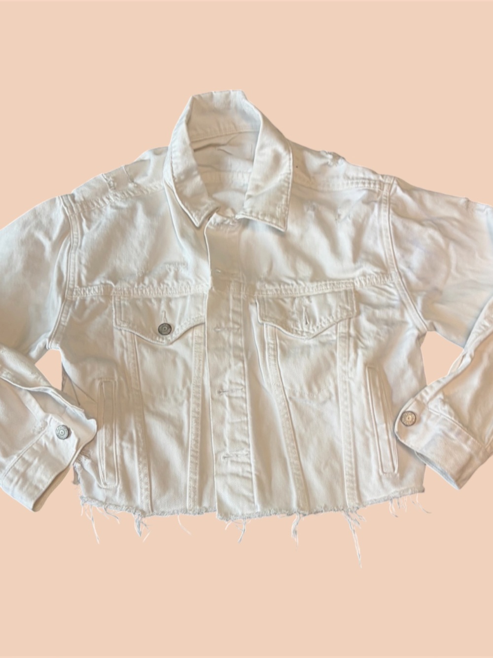 Boyish the Harvey white denim jacket